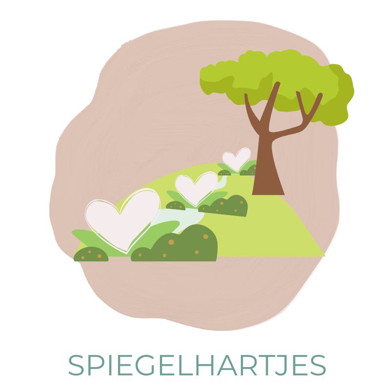 Kindermeditatie Spiegelhartjes - Lief voor jezelf zijn